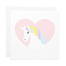 Load image into Gallery viewer, Unicorn Birthday Card - Two Little Feet
