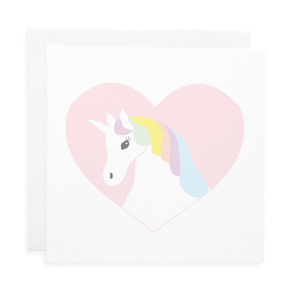 Unicorn Birthday Card - Two Little Feet