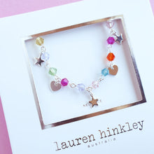 Load image into Gallery viewer, Starry Hearts Charm Bracelet
