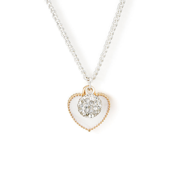 White Heart Necklace | Lauren Hinkley