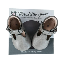 Load image into Gallery viewer, Dovetail Grey Baby Shoes by Two Little Feet
