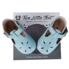 Load image into Gallery viewer, Daisy Blue Baby Shoes by Two Little Feet
