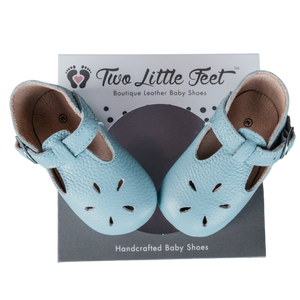 Daisy Blue Baby Shoes by Two Little Feet