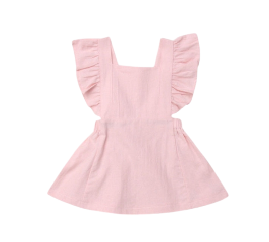 Ruffles Cross Back Dress