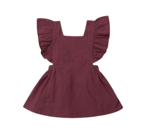 Ruffles Cross Back Dress