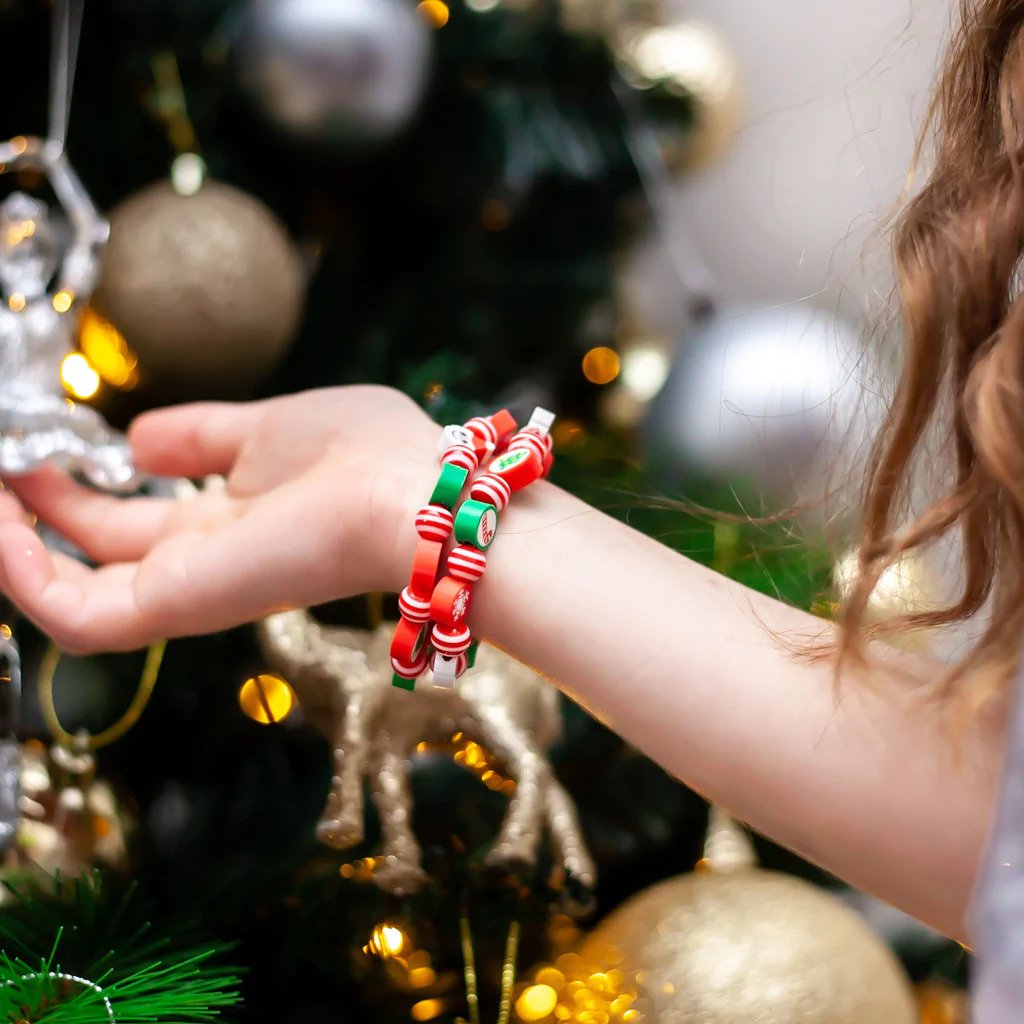 Christmas Themed Bracelet by Lauren Hinkley