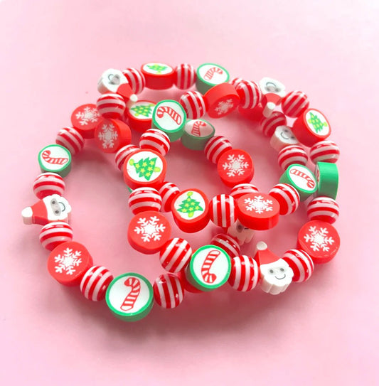 Christmas Themed Bracelet by Lauren Hinkley