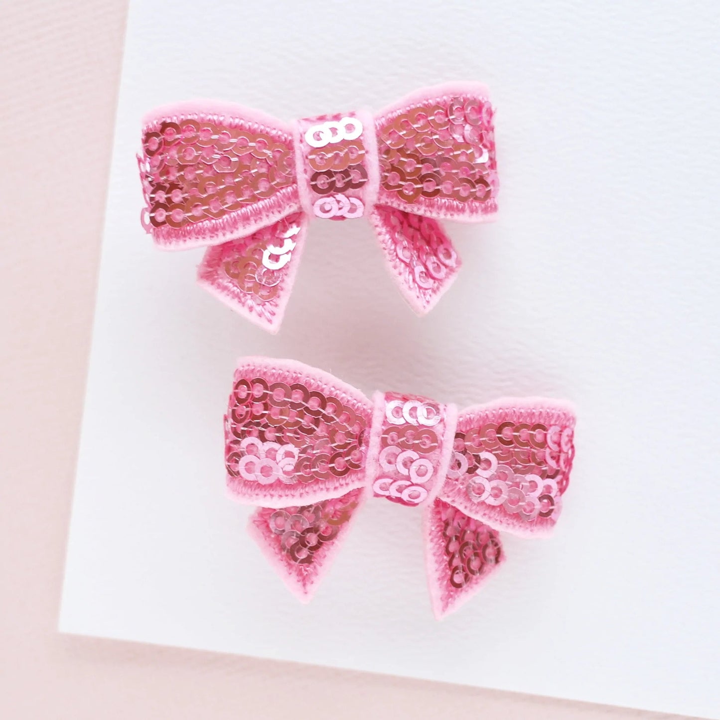 Sequin Hair Bow - Various Colours to Choose From