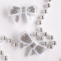 Sequin Hair Bow - Various Colours to Choose From