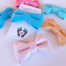 Load image into Gallery viewer, Glitter Hair Bows - Two Little Feet
