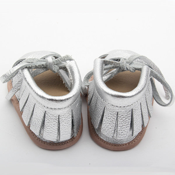 Silver Baby Shoes by Two Little Feet - Two Little Feet