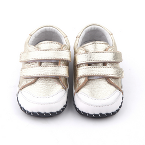Love Gold Baby Shoes - Two Little Feet