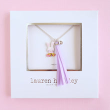 Load image into Gallery viewer, tassel necklace girls easter bunny pretty
