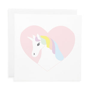 Unicorn Birthday Card - Two Little Feet