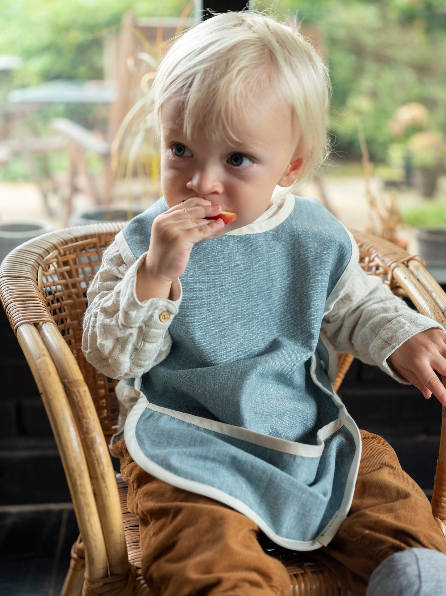 Organic cotton baby bib