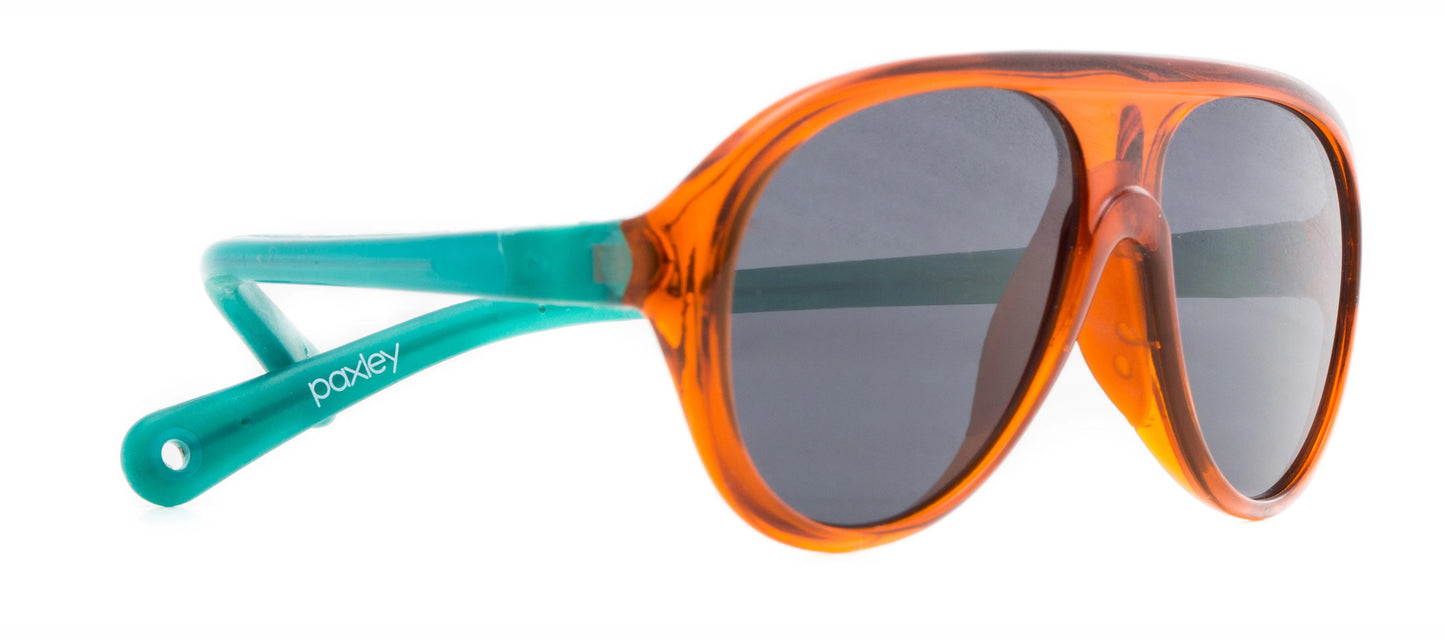 Paxley Fairfax Sunglasses - Caramel/Teal - Two Little Feet