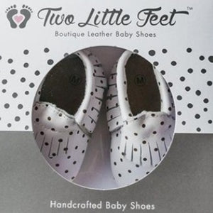 Pretty Leather Baby Shoes. Goldie Baby Shoes - Two Little Feet