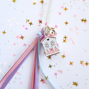 Gingerbread House Necklace by Lauren Hinkley
